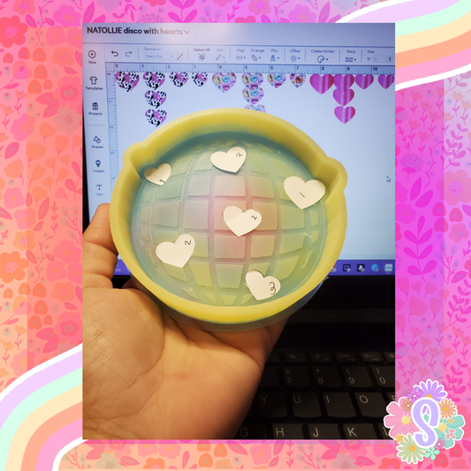Disco With Hearts -NATOLLIE CREATIONS