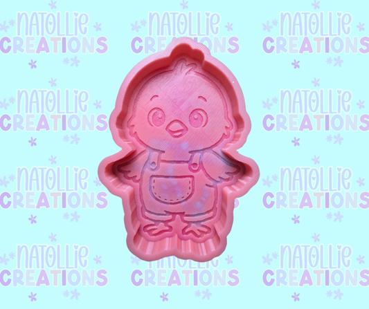 Overall Chick Freshie Silicone Mold