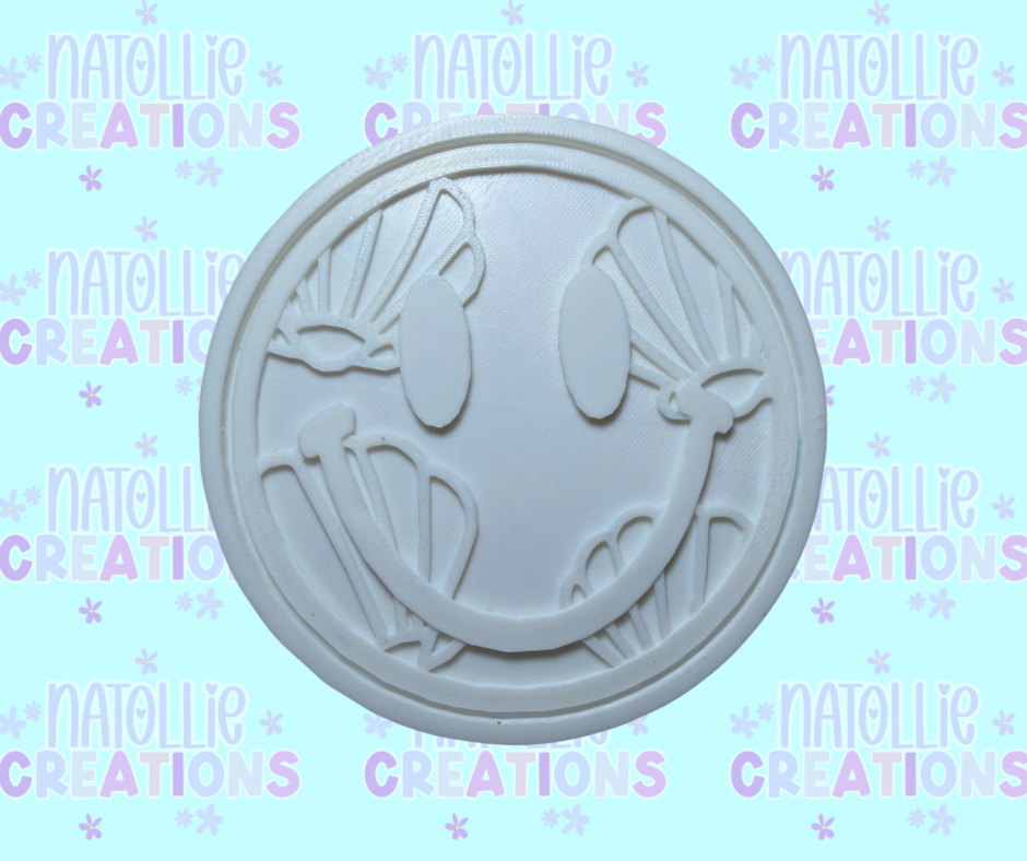 Seashell Smiley Insert Freshie Silicone Mold