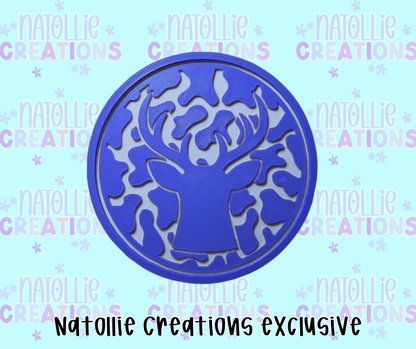 Camo Deer Insert Freshie Silicone Mold