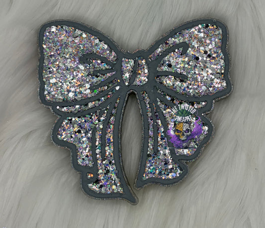 Preppy Bow Freshie (Leather & Lace)