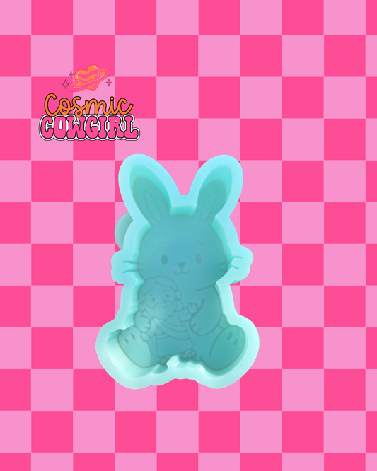 Bunny With Jesus Plush - Silicone Mold