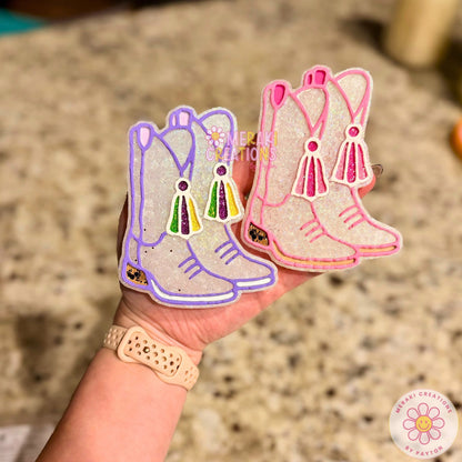 Tassel Cowboy Boots Freshie Silicone Mold