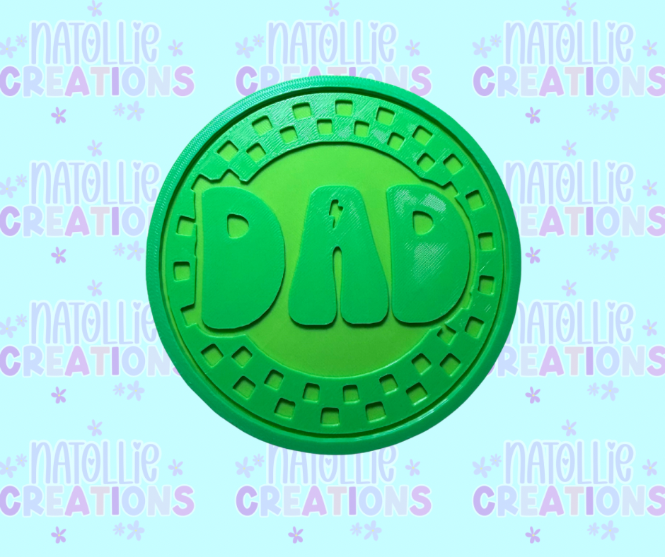 Checkered Dad Insert Freshie Silicone Mold