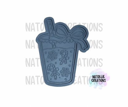 Drink W/ Bow + Inserts Freshie Silicone Mold
