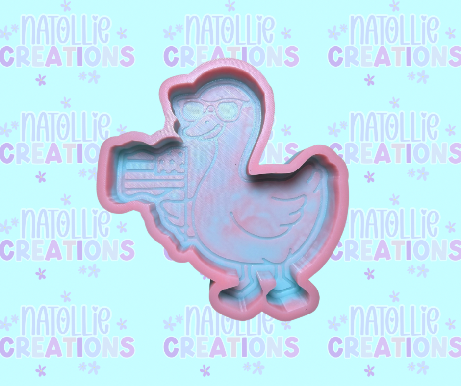 Patriotic Goose Freshie Silicone Mold