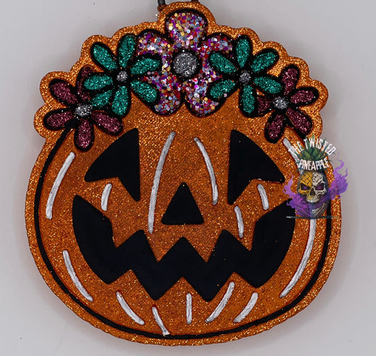 Floral Jack O’ Lantern Freshie