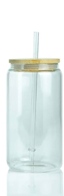 20oz Custom Glass Snowglobe Tumbler