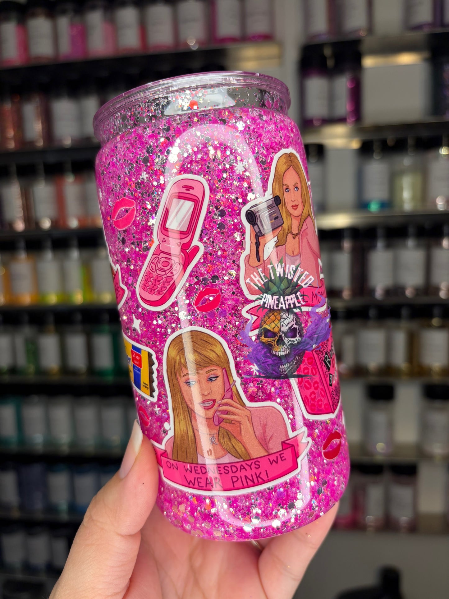 16oz Snowglobe Acrylic Tumbler (Mean Girls)