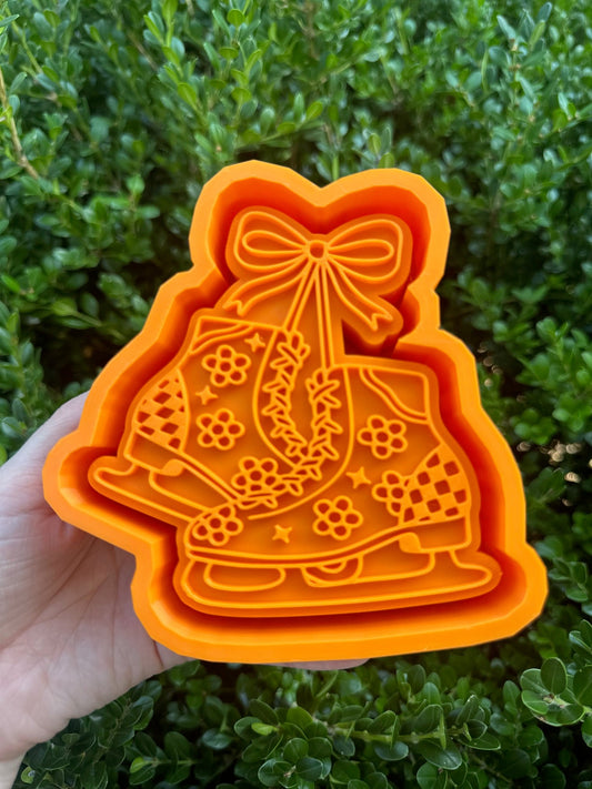 Retro Ice Skates - Silicone Mold Only