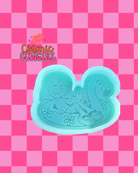 Lizzie Flamingo Floatie - Silicone Mold