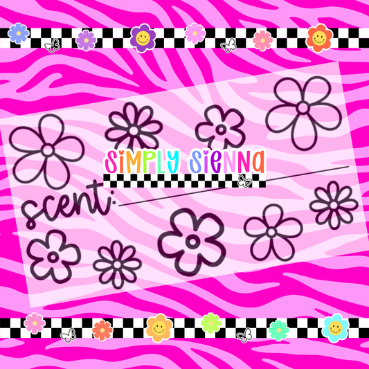 2.25X1.25 Floral Scent Label - DOWNLOAD