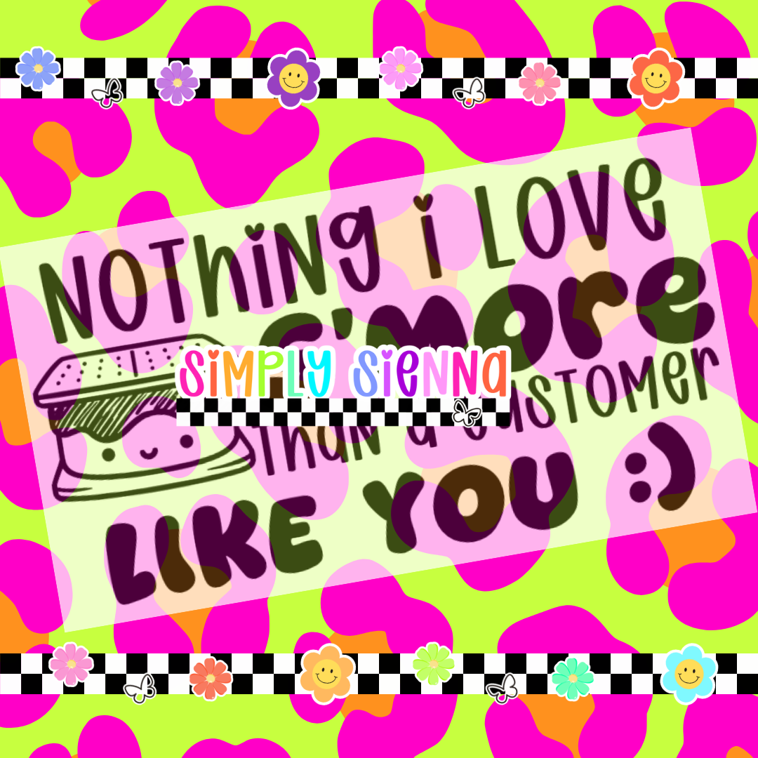 2.25X1.25 Nothing I Love Smore - DOWNLOAD