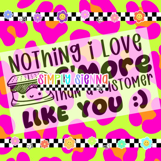 2.25X1.25 Nothing I Love Smore - DOWNLOAD