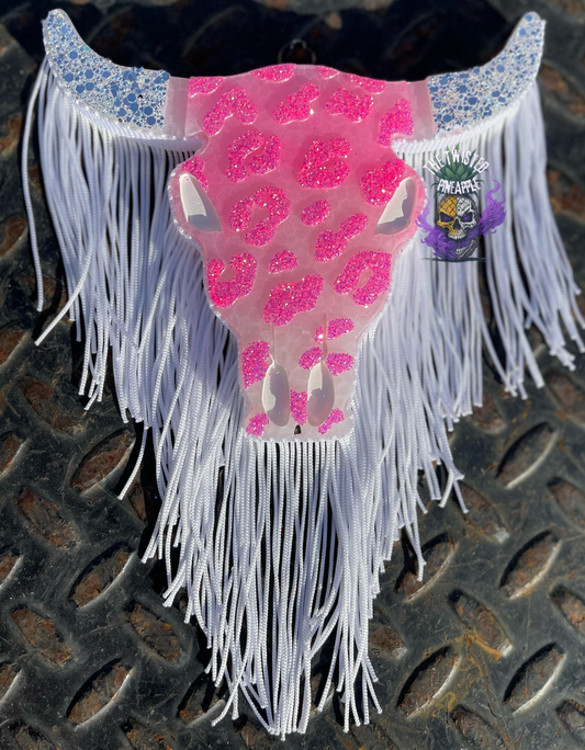 Leopard Print Bullskull Freshie